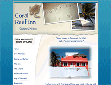 Tablet Screenshot of cozumelcoralreefinn.com
